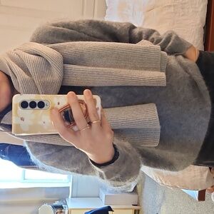 Cuyana Wool Cashmere Knit in Gray